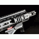 Strike Industries Link Rail Section 6 Slots Fits Most Keymod and M-LOK Version Mounting Surfaces, Black SI-LINK-RS-6-BK