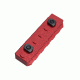 Strike Industries Link Rail Section 6 Slots Fits Most Keymod and M-LOK Version Mounting Surfaces, Red SI-Link-RS-6-RED