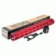 Mega Fins XL Handguard Rail Keymod, Red, 17in