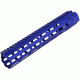 Strike Industries Mega Fins XL Handguard Rail, w/Mlok, Blue, 12in, SI-MEGAFINS-XL-MLOK-12-BLU