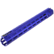 Strike Industries Mega Fins XL Handguard Rail, w/Mlok, Blue, 17in, SI-MEGAFINS-XL-MLOK-17-BLU