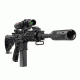 Strike Industries Mid Length Barrel Extension, Black, 14.5in SI-COBRADB145M