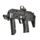 Strike Industries MP7 Backup Sight Top Rail with Anodized Aluminum, Black SI-MP7-BUSR