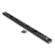 Strike Industries MP7 Backup Sight Top Rail with Anodized Aluminum, Black SI-MP7-BUSR