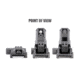 Strike Industries Polymer Backup Sights, Black, SI-SPBUS