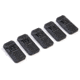 Strike Industries Rail Cover w/LINK system for MLok &amp; KeyMod Handguards, 5 Pieces, Black, SILINKCOVER