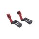 Strike Industries Sidewinder BUIS II Offset Deployable Front and Rear Sight, Red, One Size, SI-SIDEWINDERII-RED
