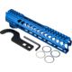 Strike Industries AR-15 M-Lok Handguard Rail, 10in, Blue, One Size, SI-StrikeRail-10-BLU