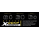 Strike Industries Strike X-Comp Thread Adapter Kit for M18x1 RH, 1/2 in-28 TPI, Black, One Size, SI-XCOMP-ADA-1/2-28