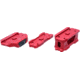 Strike Industries T1 Riser Mount for AR Platforms, Steel, TIII Hard Anodize, 2.3 oz, Red, One Size, SI-T1-RISER-RED