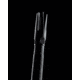 Strike Industries XLogic AR Widow 3 Prong Flash Hider, 5.56mm NATO, .223 Remington , 1/2x28, Black, SI-AR-WIDOW-FH-223/5.56
