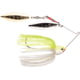 Strike King Burner Spinnerbait Fishing Lure, Chartreuse White, 3/8oz, BURN38-203SG, BURN38-203SG
