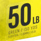 Strike King Contra Braid Fishing Line, 50lb Test, 150-Yards, Green, LPB150-50G