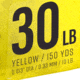 Strike King Contra Braid Fishing Line, 30lb Test, 150-Yards, Hi-Vis Yellow, LPB150-30Y