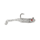 Strike King Homing Minnow Softbait, 3 pack, 2.5in, 1/4oz, Carolina Chrome, 12-36126