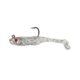 Strike King Homing Minnow Softbait, 3 pack, 2.5in, 1/4oz, Carolina Chrome, 12-36126