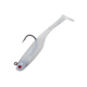 Strike King Homing Minnow Softbait, 3 pack, 2.5in, 1/4oz, Pearl, 12-36122