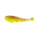 Strike King Mr. Crappie Teen-Zee Fry Swimbait, Pumpkin with Chartreuse Tail, 5/8in, MRCTZFRY-48