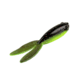 Strike King Mr. Crappie Teen-Zee Tails Swimbait, Tuxedo Black Chartreuse, 5/8in, MRCTZTL-183