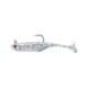 Strike King Pinger Minnow Softbait, 3 pack, 2.5in, 1/8oz, Carolina Chrome, 12-36146