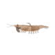Strike King Pre-Rigged Tidal Shrimp 1/4oz, Dishwater Glitter, 4.25in, PRSSW425-553