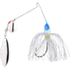 Strike King Promo Spinnerbait, White, 3/8oz, 1 Pack, MAPRO38CW-12