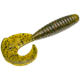 Strike King Rage Tail Grub Fishing Lure, Soft Plastic Curly Tail Grub, Green Pumpkin, 4in, 10-Pack, RGGRUB4-46, RGGRUB4-46