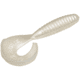 Strike King Rage Tail Grub Fishing Lure, Soft Plastic Curly Tail Grub, Pearl, 4in, 10-Pack, RGGRUB4-84, RGGRUB4-84