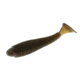 Strike King Rage Swimmer Saltwater, Soft Plastic Paddletail Minnow, Ribbed Body, High Tail, 3 1/4in, 8-Pack, Dark Melon Red, RGSWSW325-405