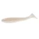 Strike King Rage Swimmer Saltwater Fishing Lure, Soft Plastic Swimbait, Pearl, 3 3/4in, 7-Pack, RGSWSW334-84, RGSWSW334-84