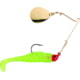 Strike King Redfish Magic Saltwater Spinnerbait, Pre-rigged Spinnerbait Fishing Lure, Chartreuse Silver/Red Head, 1/4oz, RMG14-841, RMG14-841