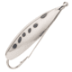 Strike King Saltwater Weedless Spoon, Silver Bunker, 3in, SWLS-532