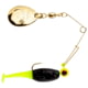 Strike King Mr Crappie Crushr Spinnerbait, 183 - Tuxedo Black Chartreuse, 1/8oz, MRCBS18-183