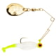 Strike King Mr Crappie Crushr Spinnerbait, 186 - Refrigerator White, 1/8oz, MRCBS18-186