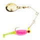 Strike King Mr Crappie Crushr Spinnerbait, 60 - Electric Chicken, 1/8oz, MRCBS18-60