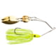 Strike King Two-Time Spinnerbait, 1 - Chartreuse, 3/8oz, SKMWS38-1