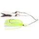 Strike King Two-Time Spinnerbait, 203 - Chartreuse White, 3/8oz, SKMWS38-203