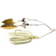 Strike King Two-Time Spinnerbait, 538 - Chartreuse Sexy Shad, 3/8oz, SKMWS38-538