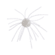 Strike King Tumbleweed Salted Softbait, 4 pack, 3in, Pearl Flash, 12-36255