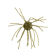 Strike King Tumbleweed Salted Softbait, 4 pack, 3in, Watermelon Red Flake, 12-36262