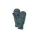 Smartwool Striped Knit Mitt-Unisex, Mediterranean Green H, Extra Small, SW0SC253A60-XS
