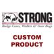 Strong Leather Double Thick Recessed Badge Holder For Neck Or Belt, Black - 807N7-8782