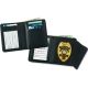 Strong Leather Deluxe Hidden Badge Wallet, Black - 79230-0182