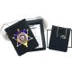 Strong Leather Recessed Velcro Badge And Id Holder With Chain - 71600-12942