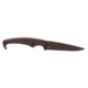 Stroup Knives MK2, Fixed Blade Knife, 4 Clip Point Blade, 1095 High Carbon Steel, 8 Overall Length