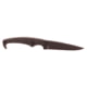 Stroup Knives MK2, Fixed Blade Knife, 4 Drop Point Blade, 1095 High Carbon Steel, 8 Overall Length, Cerakote Finish, Black, G10 Handle, Includes Sheath MK2-B-G10-BLKCER