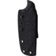 Stroup Knives TU3 Black Fixed Blade Knife, 9.25in Overall, 5in 1095HC Steel Blade, Black Sculpted G10 Handle, Kydex Sheath, TU3-B-G10-S