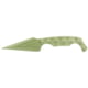 Stroup Knives Ultralite Non-Metallic, Fixed Blade Knife, 3.75 Dagger Blade, 7.5 Overall Length, Zytel Blade, Plain Edge, Matte Finish, Olive Drab Green, Includes Kydex Sheath ULNM-ODG