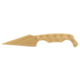 Stroup Knives Ultralite Non-Metallic, Fixed Blade Knife, 3.75 Dagger Blade, 7.5 Overall Length, Zytel Blade, Plain Edge, Matte Finish, Flat Dark Earth, Includes Kydex Sheath ULNM-FDE