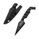 Stroup Knives Ultralite Non Metallic, 3.75&quot; Spear Point Blade, Zytel Construction, 7.5&quot; Overall Length, Black, Includes Sheath, ULNM-B